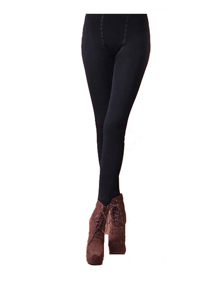 TOKTOK Women Winter Sexy Leggings Cover the Half of Foot