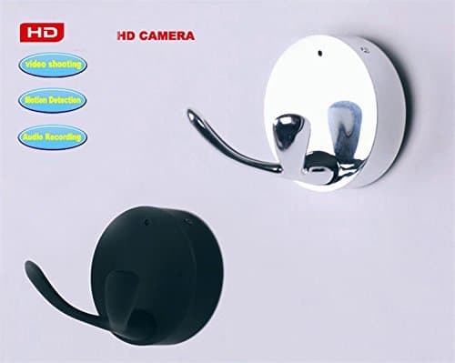 Original Camera with HD New Version 2016 Eyecam Coat Hooks Camcorder, Spy Camera, Surveillance Camera, Motion Detection Motion Detector Eyecam Eye Cam Colour