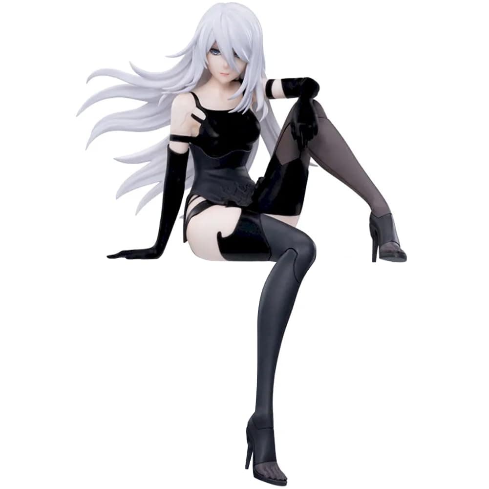 HDNJTCY A2 Figure A2yorha/A2automata Noodle Stopper Figure No.2 Type A Sitting Position Model PVC Anime Statue Desktop Decoration Gift 5.9IN