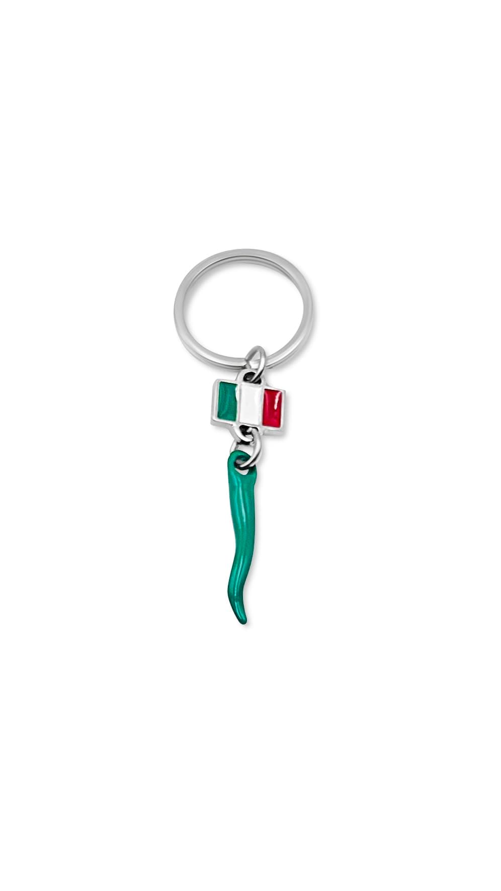 flagsandsouvenirs Italy Map Keychain
