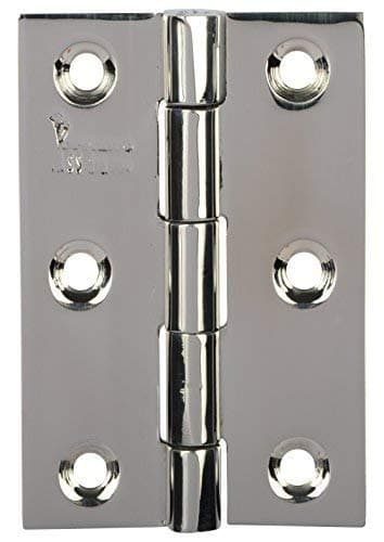 ssiskcon 3 Inch X 16 Gauge 1.7mm Thick/Pack of 20 Stainless Steel Window Door Butt Hinges Glossy Finish Classic Series Normal Movement