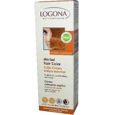 LogonaColor Cream Indian Summer, Logona Plant Hair Colour. 150 ml.