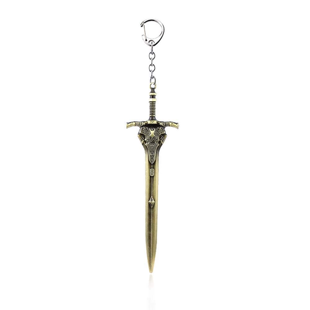 Game jewelry Dark Souls 3 Artorias Sword Keychains Abyss Walker Knights Sword Cosplay Pendants keyring for men gift jewelry (2)