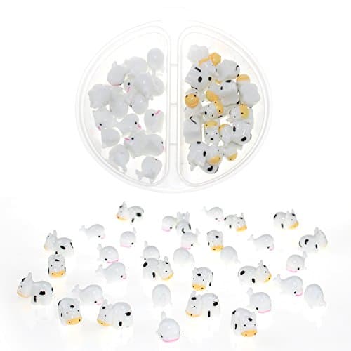 Slime Making Kit Supplies, Cows 18Pcs of Slime Beads,Shark 18 Pcs of Slime Beads for Slime Making Art DIY Craft, Homemade Slime, Wedding Decoration, Slime Making Kit Supplies Gift Set