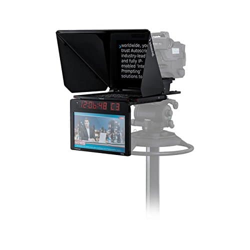 Epic-IP On-Camera Package with 17'' Prompt Monitor and Integrated 17'' Talent Monitor