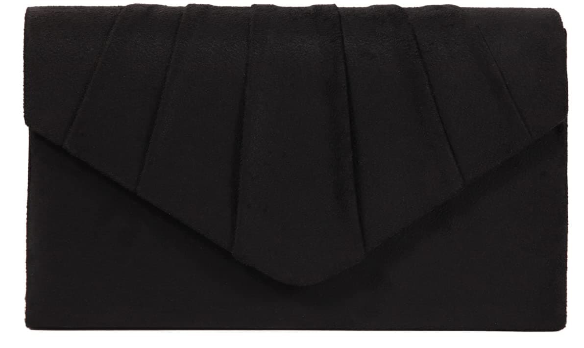 BBjinronjy Clutch Purse Evening Bag for Women Evening Wedding Party Velvet Suede Pleated Handbag