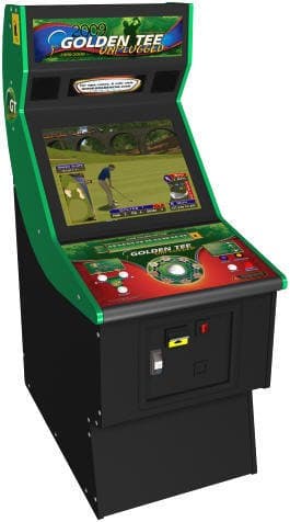 Golden Tee Golf Unplugged 2009 Video Arcade Game - Factory Upright