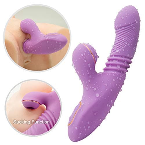 7 Speed Realisti T-hrusting Novelty G S-Po-tter Sucking&Licking Rabbit Vibebrator Toy for Women&Couples Waterproof&Whisper Quie
