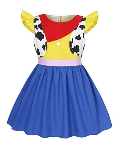 AmzBarley Girls Princess Costumes Halloween Party Dress Up Kids Holiday Birthday Outfit Dresses