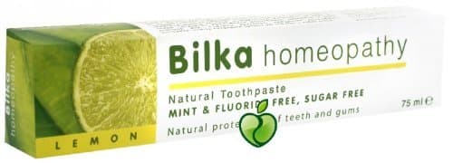 2 x Homeopathic Toothpaste with Lemon 75ml by Bilka