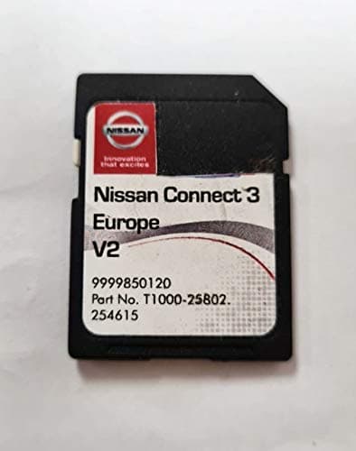 SD card Europe Maps - Nissan Connect 3 V2 navigation Genuine SD