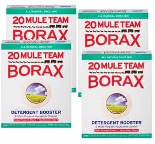 Borax Detergent Booster & Multi-Purpose Household Cleaner, 65 Ounce (Pack of 4)