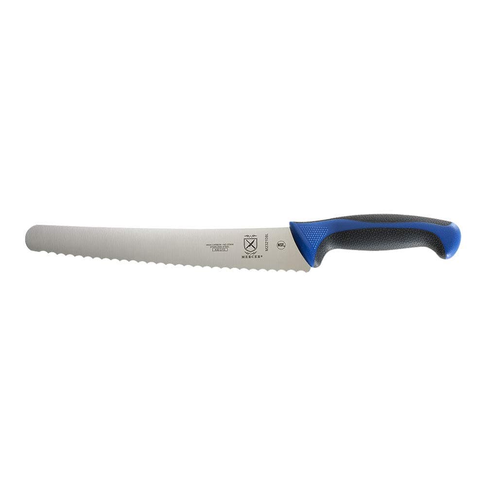Mercer Culinary ミレニアレベル A4カットグローブ 18GA XL ブルー 10-Inch Wavy Edge Wide Bread Knife ブルー M23210BL