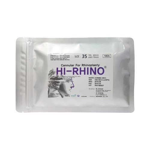 Everline Hi-Rhino/PDO Thread/Ultra V-Lift - Cannular Type 10pcs (19G/60mm/Size40/2)