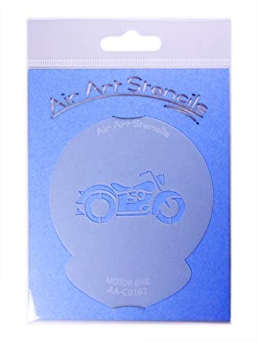 Motor Bike Cupcake Stencil Reusable & Flexible for Cakes & Crafts