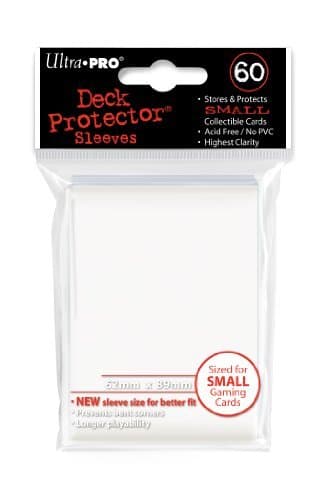 Ultra Pro Card Supplies YUGIOH Deck Protector Sleeves White 60 Count by LSG