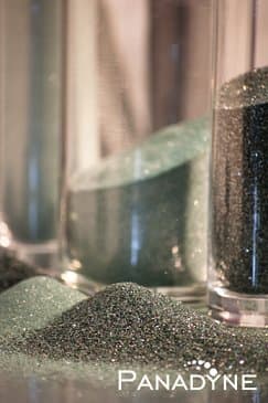 Silicon Carbide Powder Green 1000 Grit - 1 Lb in a sturdy plastic Jar