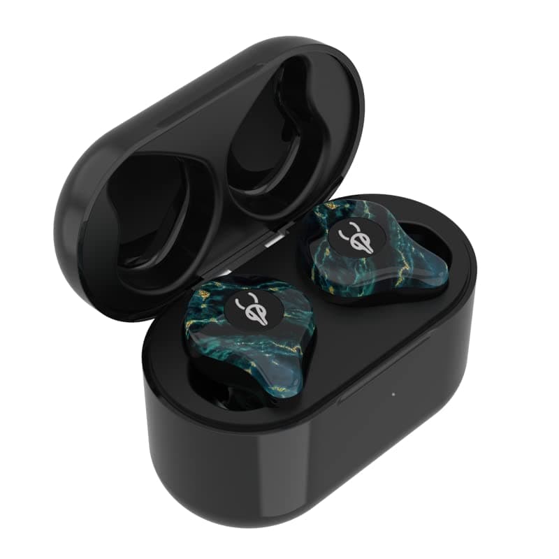 Sabbat E12 Ultra Wireless Earbuds Bluetooth 5.2, HiFi Stereo Sound with Deep Bass&Crystal Clear Treble, ENC Noise Cancelling Mic, Secure In-Ear Fit, USB-C Charging Case, Long Battery Life(Dream Stone)