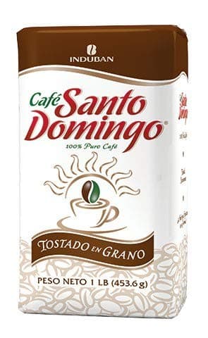 Santo Domingo Whole Roasted Bean Dominican Coffee 1 Pound