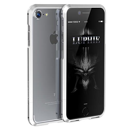 Apleok Aluminum Metal Bumper Slim Frame Case Cover For iPhone 7/7 Plus (Silver)