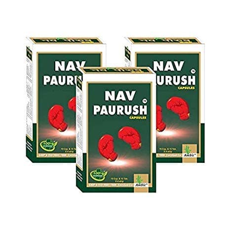 Ambic Nav Paurush Capsule (30 Count) - Pack of 2