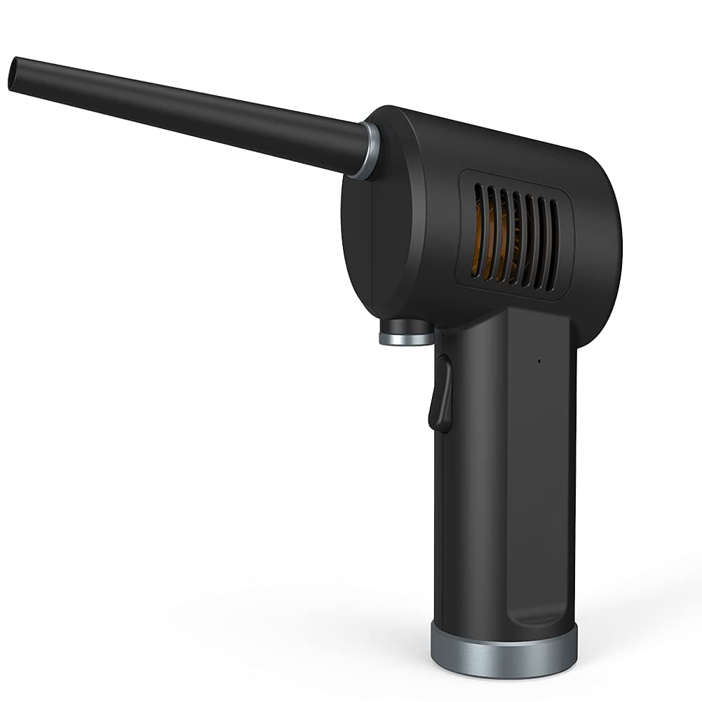Electric Air Duster for Keyboard Cleaning, Rechargeable 6000mAh Battery, Cordless, Powerful, Energy-Efficient, Replaces Compressed Gas Cans, Air Blower for Electronics, Computers