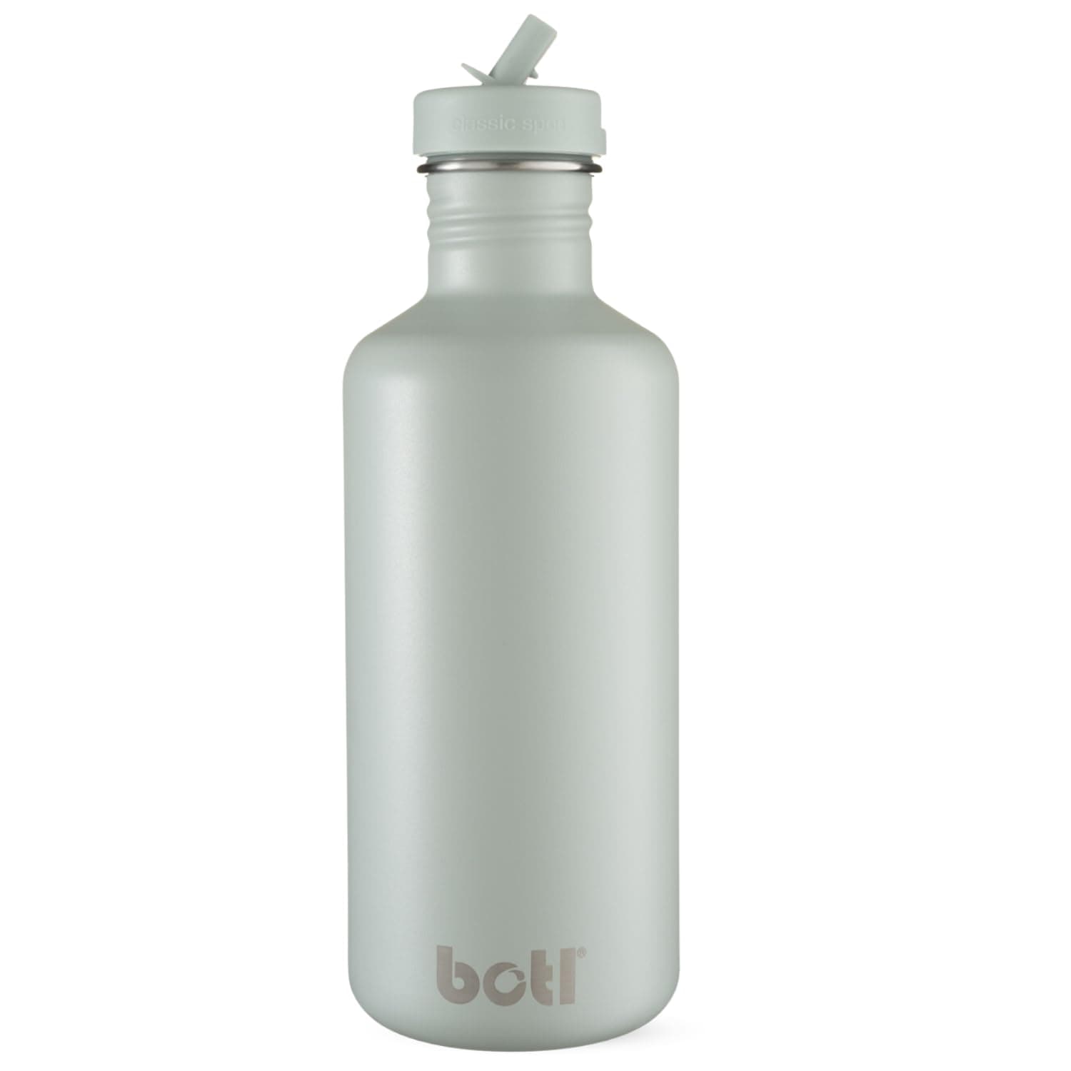BOTL - Water Bottle With Leakproof Straw Lid, Stainless Steel non-Insulated Bottle, BPA/BPS Free, Tough Canteen Bottle for Sports and Travel 1200ml - Sage Green