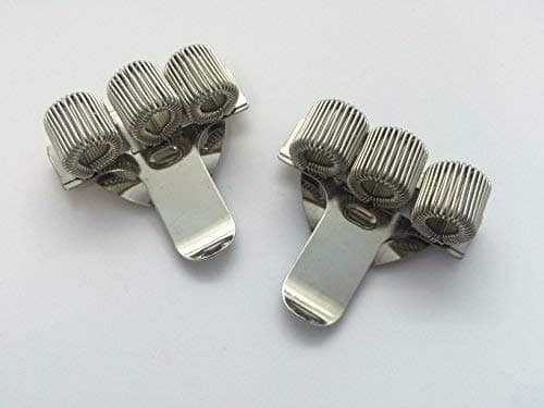 Janrax Triple Hole Metal Pen Holder With Pocket Clip - Doctors, Nurse, Uniform etc