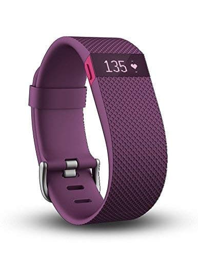 Fitbit Charge HR Wristband, Plum, Small (Renewed)