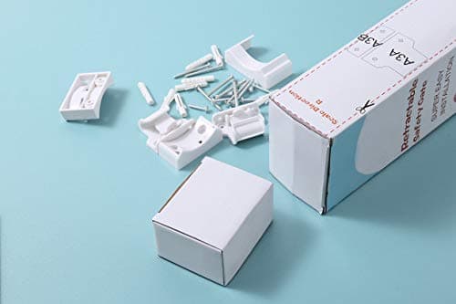 Retractable Baby Gate Parts Kit, Accessory Screw Bolts Kit Fit for Our Retractable Baby gate Stair