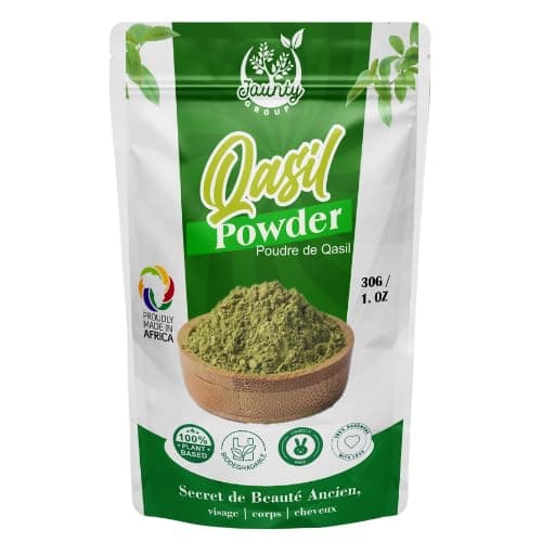 Jaunty Qasil Powder 30 grams - Authentic African | Plant Based Mask | Deep Cleansing | Beauty Secret | Ethically Sourced from Somalia All Skin Types