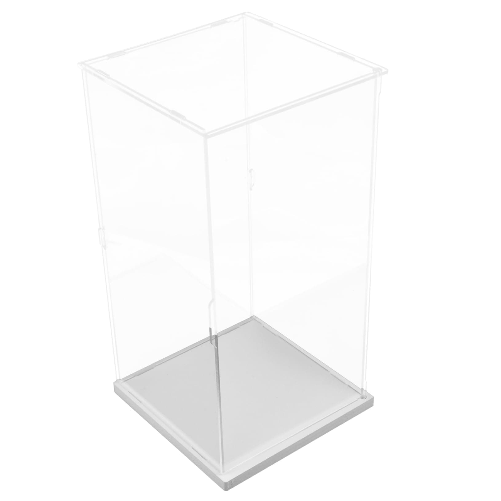 STOBOK Box Com Clear Display Case Doll Display Case Table Top Display Figurine Model Storage Holder Doll Model Storage Case High Transparency Acrylic Display Stand 15c