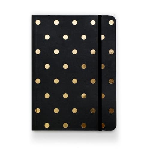 Sugar Paper LA - Polka Dot Journal - Black