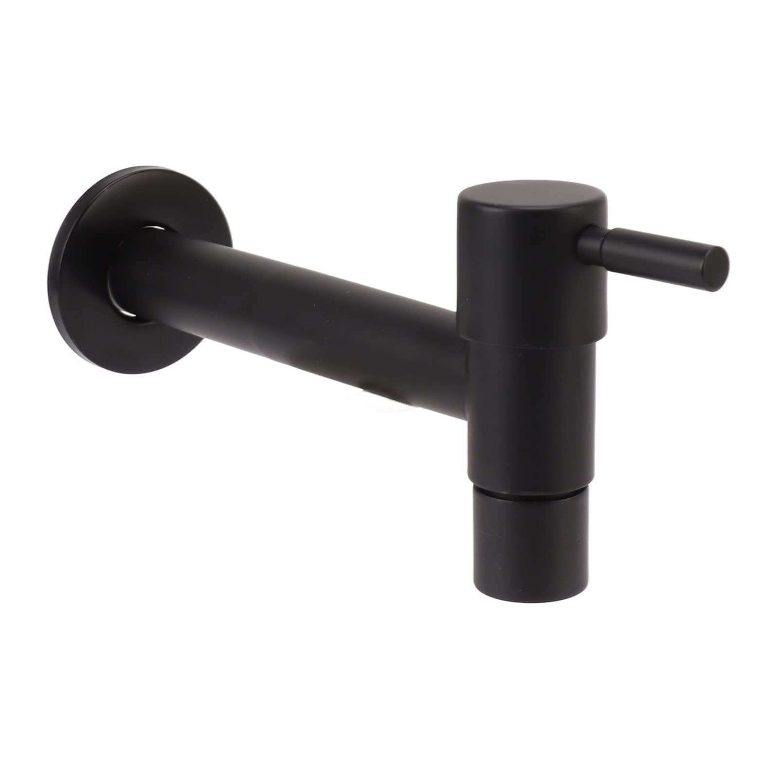 – G1/2 Wall Mounted 304 Stainless Steel Single Handle Cold Water Tap for Bathroom Garden Balcony Outdoor Hotel Club (for Mop Pool)