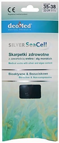 SeaCell Medical Socks with Zinc and Seaweed Size 3-5 - Ideal for Diabetes and Poor Circulation