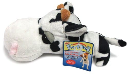 Mini FatHedz Plush Mini Cow Dog Toy