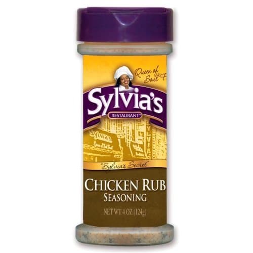 Sylvias Restaurant Sylvias Secret Chicken Rub Seasoning 113g Tub Great For Poultry