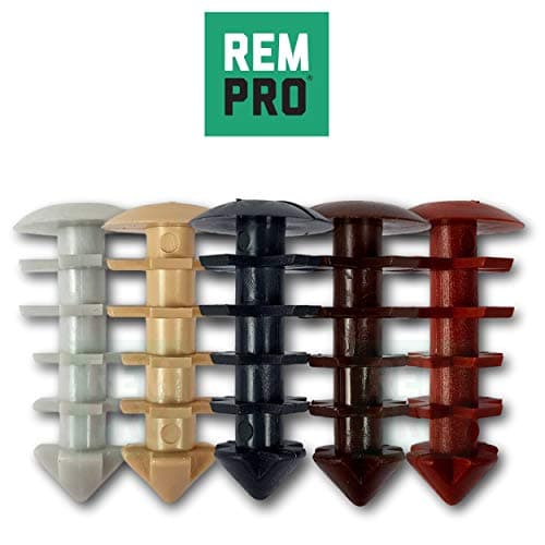 Rempro 200 x Terracotta DPC Damp Proofing Injection Wall Plugs | Universal 10mm-12mm Holes | Prevent Leakage of Cream