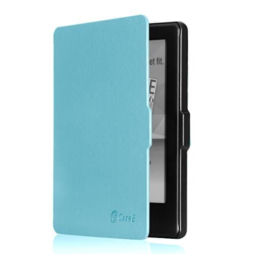 Protective Case for E-reader 8th Generation Kindle Premium PU Leather Cover, The Thinnest and Lightest SmartShell Cover with Auto Wake/Sleep for Amazon All-New Kindle 6" Display 8th Gen 2016 Release - (BLUE)