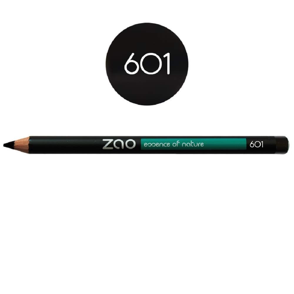 Zao - Bamboo Pencil - Eyes, Lips & Eyebrows - No. 601 / Black - 1,17g