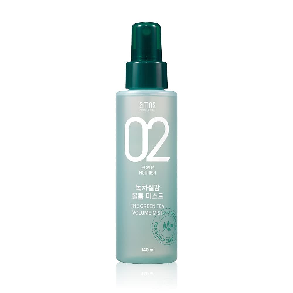 The Green Tea Volume Mist 4.7 fl. oz 140ml(Renewal) | Improving Hair Loss and Volume Styling Mist for Sensitive Skin with Bamboo Extract | Korean Hair Salon Brand