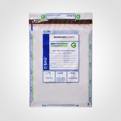 12x16 Clear Plastic Large Deposit Bags (Package of 100)
