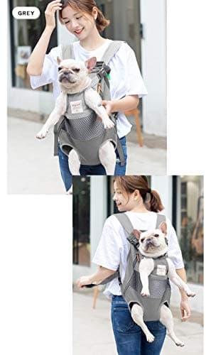 Jranter Dog Carrier Backpack - Legs Out Front-Facing Pet Carrier Backpack for Small Medium Large Dogs, Airline Approved Hands-Free Cat Travel Bag for Walking Hiking Bike and Motorcycle