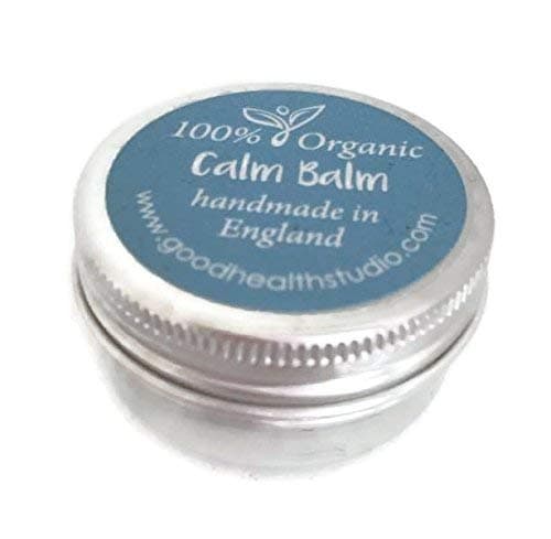 Calm Balm - De Stress, Relax, 100% Organic, for him, for her, for Adults & Kids 6mths+ Natural Aromatherapy, Handmade in Wiltshire. Pulse Points, Body Balm. EcoFriendly, NO Nasties