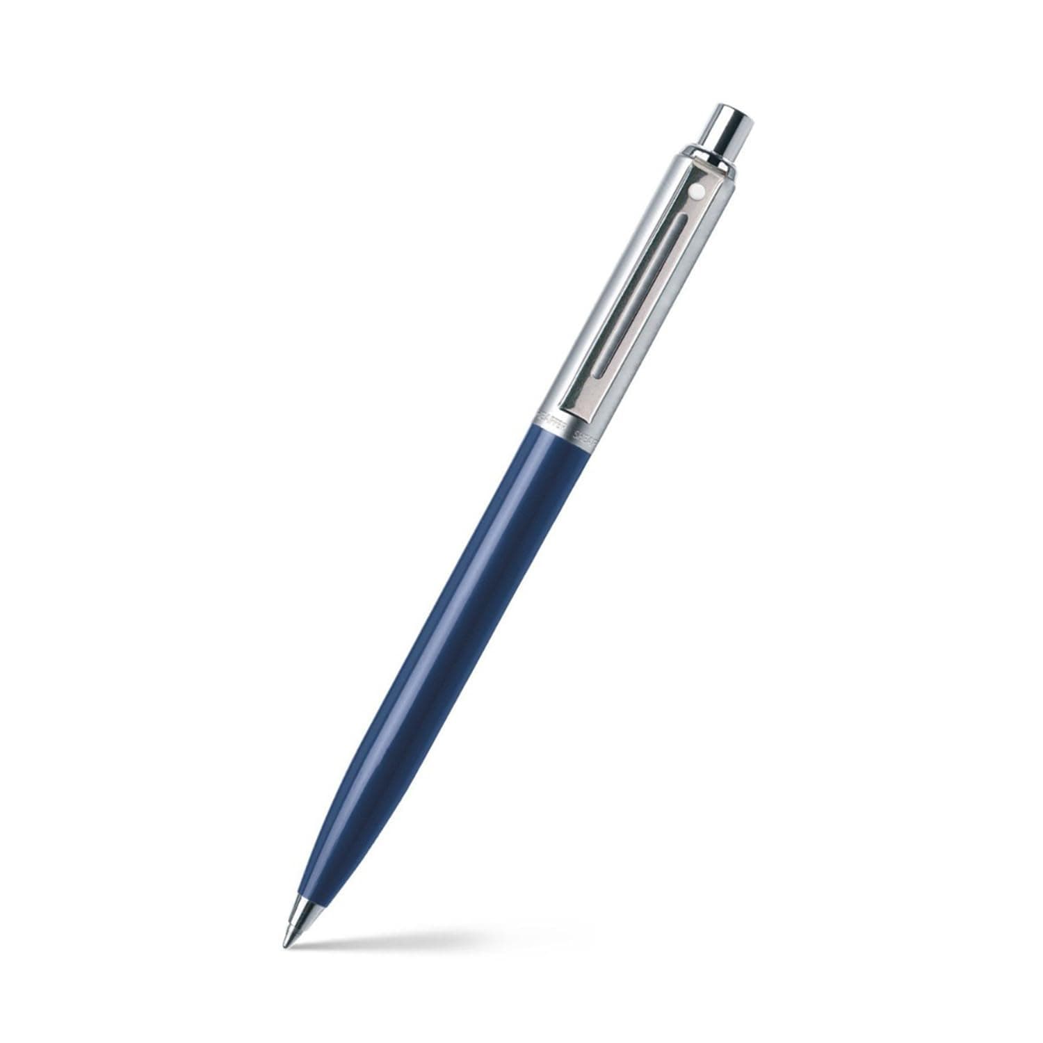 321 Sentinel Ballpoint Pen – Blue with Chrome Trim