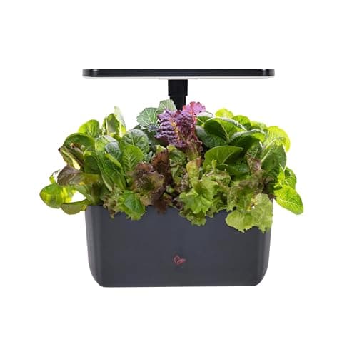 AeroGarden 901203-1210 Harvest 2.0 Indoor Garden Hydroponic System with LED Grow Light, Charcoal