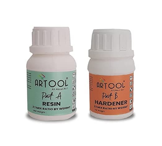 Nolaai Crystal Clear Ultra Clear Epoxy Resin and Hardner High Gloss Non Yellowing, 300 Gram