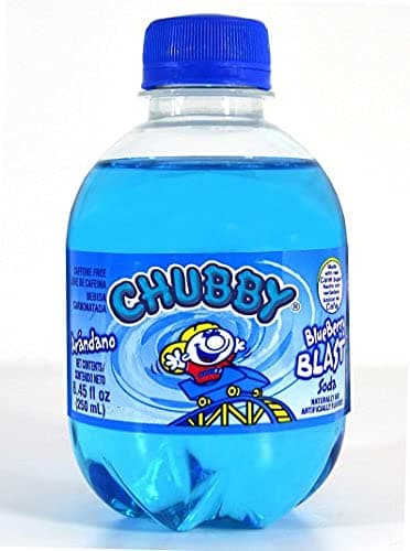 Chubby USA Soda 8.4 oz (250ml) 6 Pack (Blueberry)