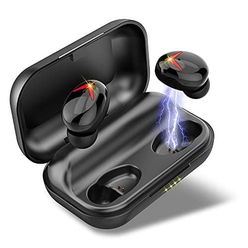 Wireless Headphones, IPX7 Waterproof Bluetooth Headphones with 3D Stereo Sound Deep Bass, 120 Playtime AAC8.0 CVC8.0 True Wireless Earbuds with Mic, Stereo Calls, Touch Control & Charging Case
