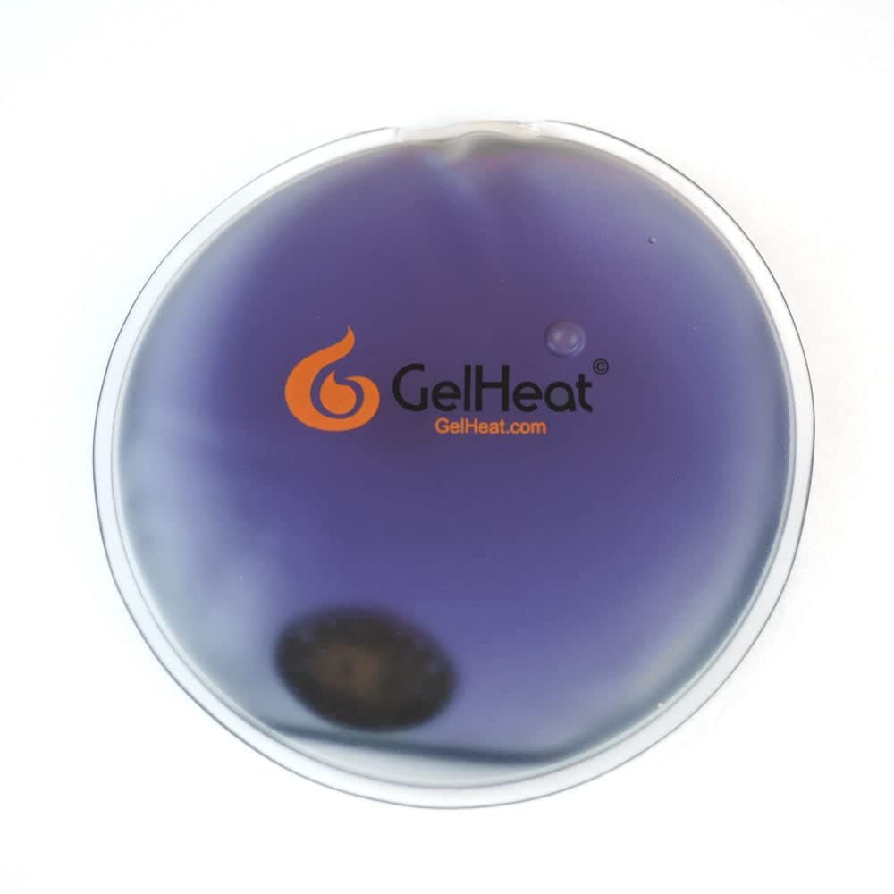 Pack of 5 GelHeat Instant Hand Warmers Round - Reusable Gel Click Heat Pads